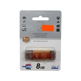 Флеш память T&amp;G 8GB Star TG009TC Type-C/USB 2.0 Gold (TG009TC-8GGD)