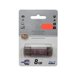 Флеш память T&amp;G 8GB Star TG009TC Type-C/USB 2.0 Silver (TG009TC-8GSL)