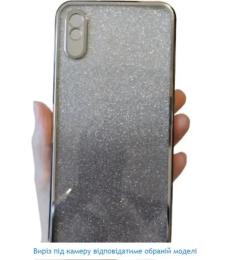 Чохол-накладка Infinity Glitter Silicon для Samsung A06 Silver