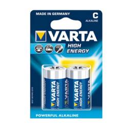 Батарейка Varta HIGH ENERGY Alkaline C 2 шт (04914121412)