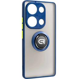 Чохол-накладка ArmorStandart Frosted Matte Ring для Xiaomi Redmi Note 14S 4G Navy Blue (ARM85113)