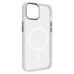 Чохол-накладка ArmorStandart Unit MagSafe для Apple iPhone 12/12 Pro Matte Clear Silver (ARM70444)