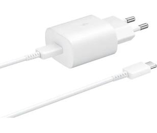 Мережевий зарядний пристрій для телефона Samsung EP-TA800XWEGRU White (Type C 1хUSB 3A 25W PD Wall Charger )