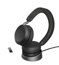 Накладні навушники Jabra Evolve2 65, Link380a MS Stereo Stand Black