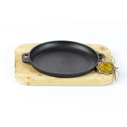 Жаровня чавунна Maysternya 18*2,5см з підставкою Horeca (Т101-020)