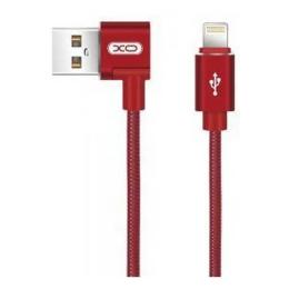 Дата-кабель XO NB31 1m USB(тато) - Lightning(тато) Red