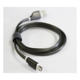 Дата-кабель WUW X36 1m USB (тато) - microUSB (тато) Black