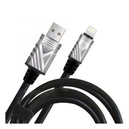 Дата-кабель WUW X63 USB (тато) - lightning (тато) 3m Black 2.4A