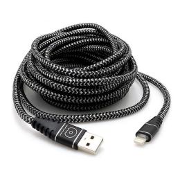 Дата-кабель WUW X68 USB (тато) - Lightning (тато) 5m Black