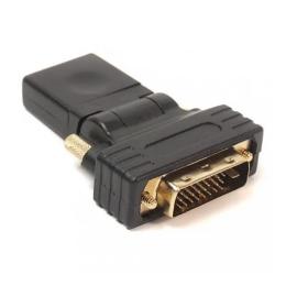 Перехідник PowerPlant KD00AS1301 HDMI (мама) - DVI (тато) Black