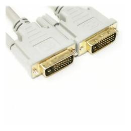 Відео-кабель PowerPlant KD00AS1283 DVI(тато)DVI(тато), 1,5m White