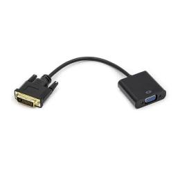Перехідник PowerPlant CA911141 DVI (тато) - VGA (мама) Black