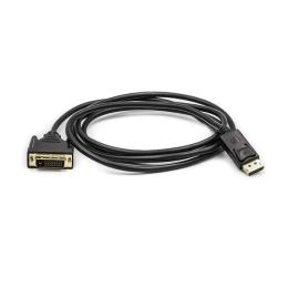 Відео-кабель PowerPlant CA911158 DisplayPort(тато)DVI(тато), 1,8m Black