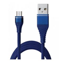 Дата-кабель Grand-X NM012BL 1.2m USB(тато) - microUSB(тато) Blue