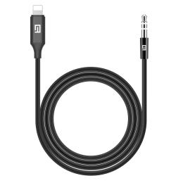 Аудіо-кабель ArmorStandart ARM76889 Lightning (тато)  -  3.5mm (mini-Jack) (тато), 1m Black (ARM76889)