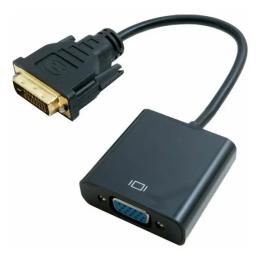 Перехідник Extradigital KBV1685 DVI (тато) - VGA (мама) Black
