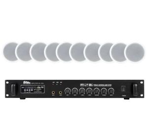 Акустичний комплект SKY SOUND CS-3110 White (з трансляційним підсилювачем)