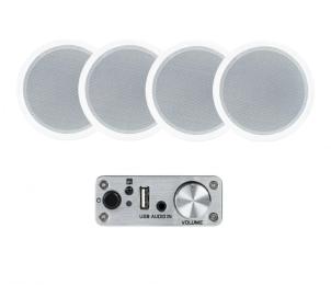 Акустичний комплект SKY SOUND WIFI BOX-1031 White (4 шт)