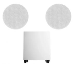 Акустичний комплект SKY SOUND SUBT-10W/FLC-6 (2*40Вт) White (2 шт)