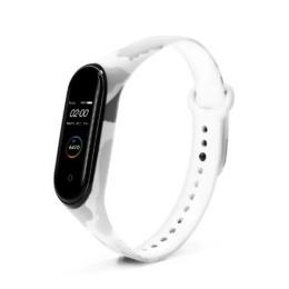 Ремінець для фітнес-браслету ArmorStandart Mi Band 3/Mi Band 4 Khaki White