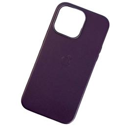 Чохол-накладка Infinity Leather MagSafe для iPhone 16 Pro Max Violet