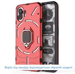 Чохол-накладка Infinity Ring Stand для Nothing Phone (2a) Camera cover Red