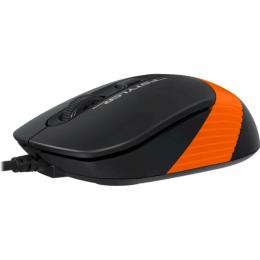 Мишка A4Tech Fstyler FM10 Black Orange класична USB