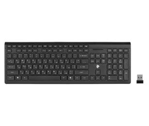 Клавіатура 2E KS210 Black (2E-KS210WB) Slim WL USB