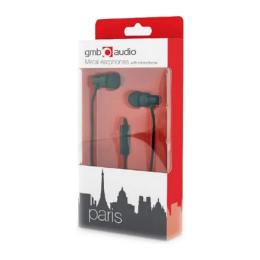 Дротові навушники Gembird MHS-EP-CDG Black вакуумні з мікрофоном