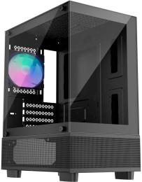 Корпус для ПК 1STPLAYER Mi2-A-BK-2F7R-1F7 Black без БЖ