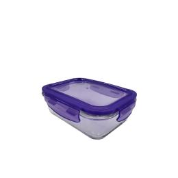 Харчовий контейнер Vittora (VT-8337), 370 мл Transparent Purple