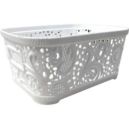 Кошик для зберігання GUSTO Ажур GT-1-8 White (136155)
