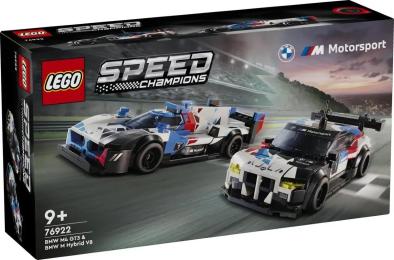 Конструктор LEGO Speed Champions Автомобілі для перегонів BMW M4 GT3 і BMW M Hybrid V8 (76922)