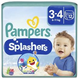 Підгузки Pampers для плавання Splashers Розмір 3-4 (6-11 кг) 12 шт (8001090698346)