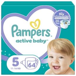 Підгузки Pampers Active Baby Junior Розмір 5 (11-16 кг) 64 шт (8001090949974)