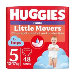 Підгузки Huggies Little Movers/Pants 5 (12-17 кг) для хлопчиків 48 шт (5029053547619)