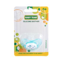 Пустушка силіконова класична Baby Team 3007_блакитний