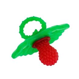 Пустушка-прорізувач Ягідка Mega Zayka MGZ-0419 (Red) текстурна