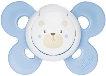 Пустушка Chicco Physio Comfort силіконова від 2 до 6 місяців 1шт. (блакитна)
