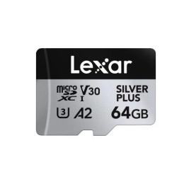 Карта памяті Lexar MICRO SDXC 64GB UHS-I LMSSIPL064G-BNANG Black Silver