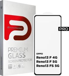 Захисне скло ArmorStandart Pro для OPPO Reno13 F 4G/Reno13 F 5G/Reno13 FS 5G Black (ARM82922)