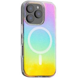 Чохол-накладка EpiK TPU Galaxy Sparkle (MagFit) для Apple iPhone 16 Pro (6.3) Chroma+Glitter