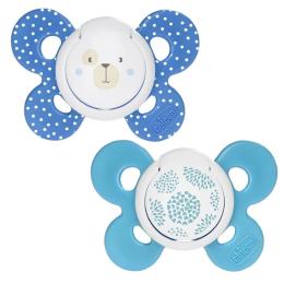 Пустушка Chicco Physio Comfort (74933.21.00.00) Blue силіконова від 6 до 16 місяців 2шт. (хлопчик)