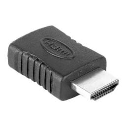 Адаптер HDMI (папа) = HDMI (мама) Gemix GC 1409 Black