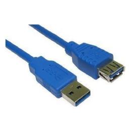 Дата-кабель Atcom 11202 0.8m USB(тато) - USB(мама) Blue