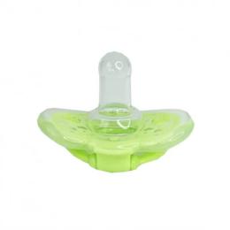 Пустушка Mega Zayka Салатове серце MGZ-0517 Green кругла