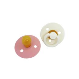 Пустушка Mega Zayka MGZ-0518-1 Pink White кругла