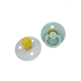 Набір з двох латексних пустушок Mega Zayka MGZ-0524-3 кругла