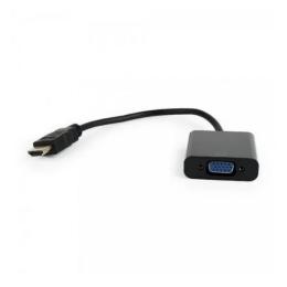 Перехідник Cablexpert A-HDMI-VGA-04 HDMI (тато) - VGA (мама) Black
