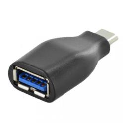 Перехідник Digitus AK-300506-000-S) USB(мама) - USB Type C(тато) Black